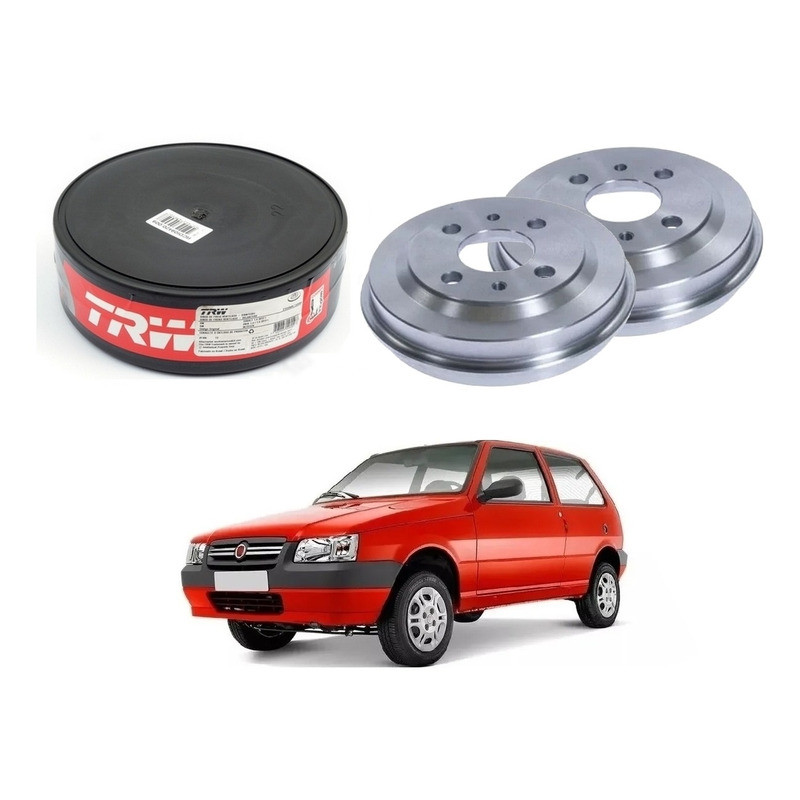 Tambor Freio Traseiro, Uno 1.0 2005 A 2013 em Oferta na Shopee