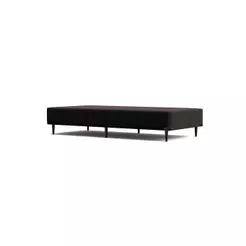 Base Sommier Linho Preto Solteiro (88x188x23) - Ortobom