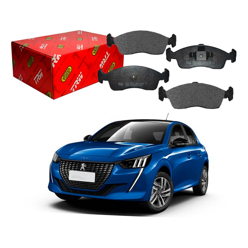 Pastilha Freio Dianteira,, Peugeot 208 1.6 2020 A 2022 em Oferta na Shopee