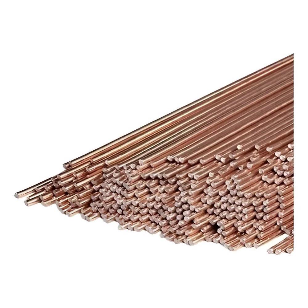 Vareta Solda Oxi Acetileno 2,4mm Aço Carbono 1kg Profissional