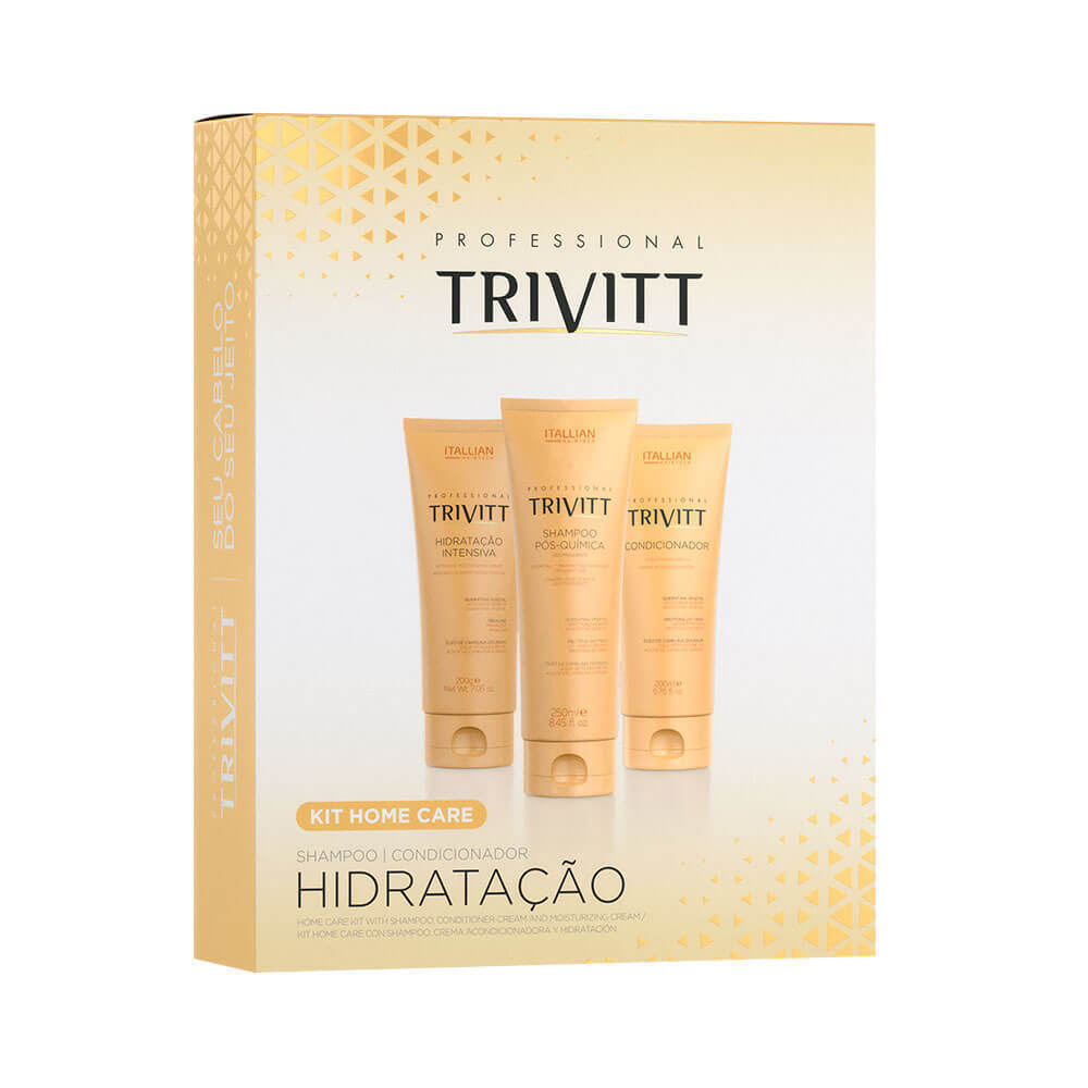 Kit Home Care Trivitt com Hidratação Intensiva em Oferta na Shopee