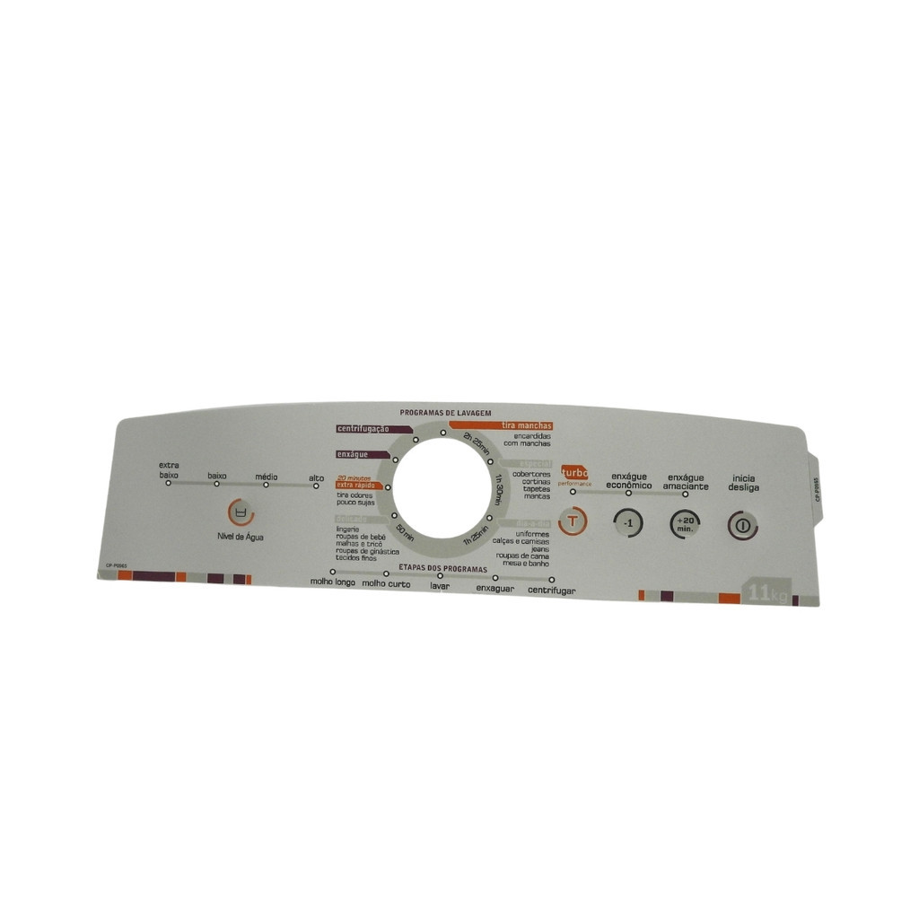 Painel Decorativo Compativel Com Lavadora Brastemp Bwl11a Cp - P0965