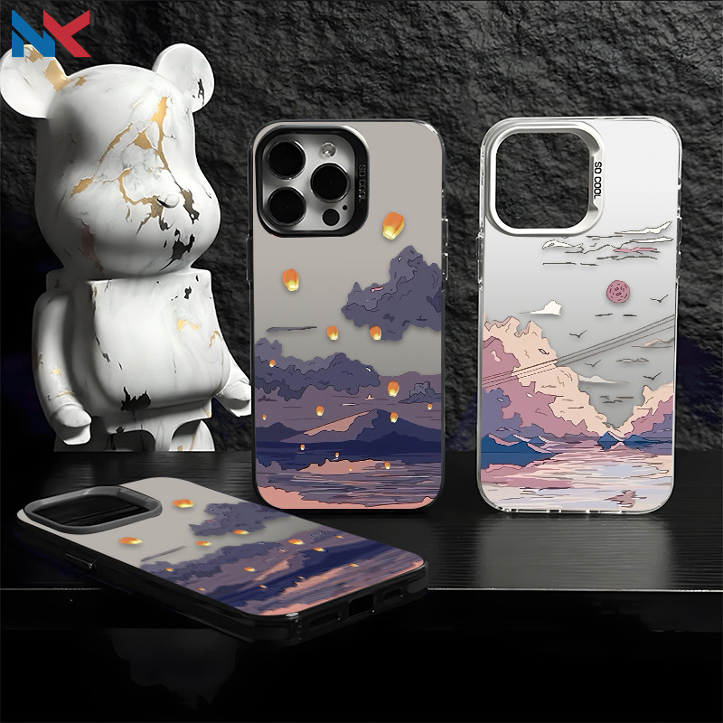 Capa Para Samsung S24 Plus S23 FE S23Ullta S21 S22 S20 A56 A55 A54 A16 A15 A35 IMD Caso De Telefone Kongming Lanterna NK