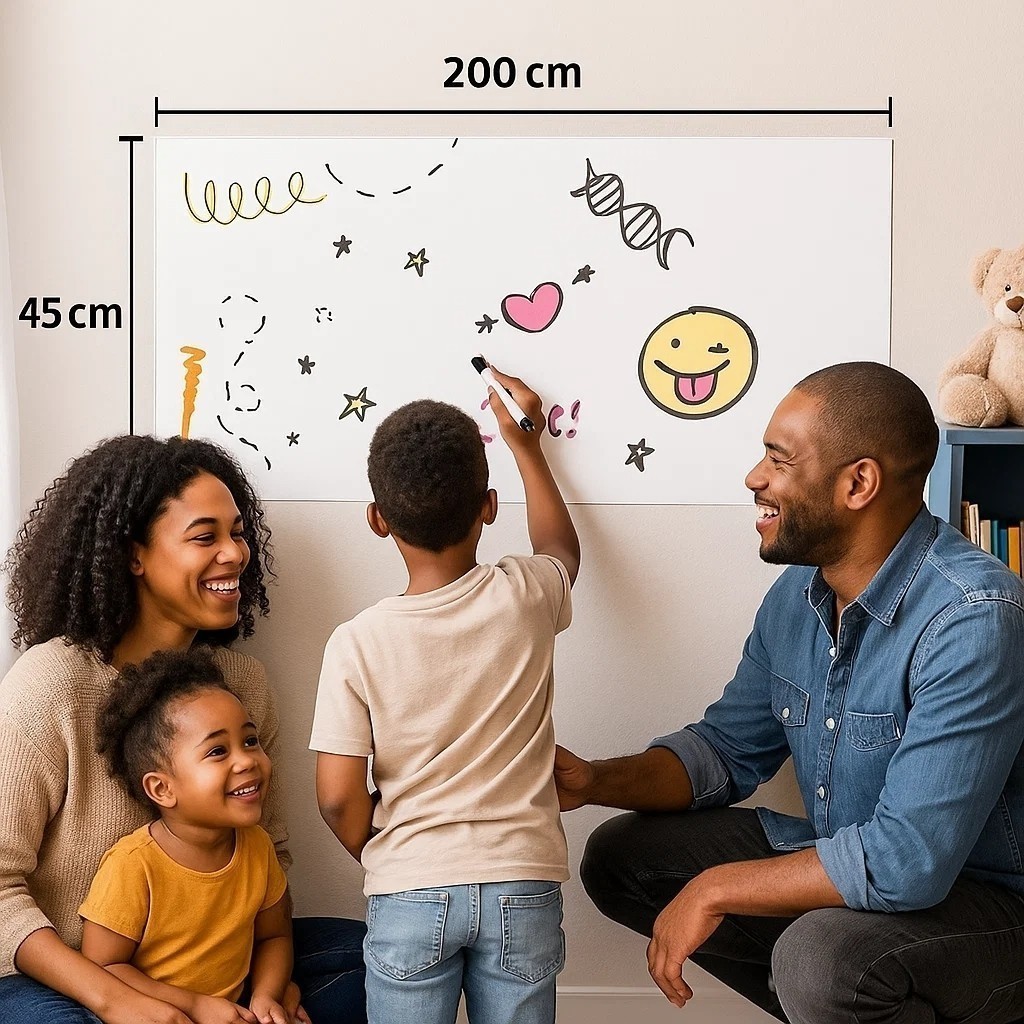 Papel Parede Pinta Adesivo Quadro Branco Caneta Desenha Escrever Artes Molduras Marcador Caricatura