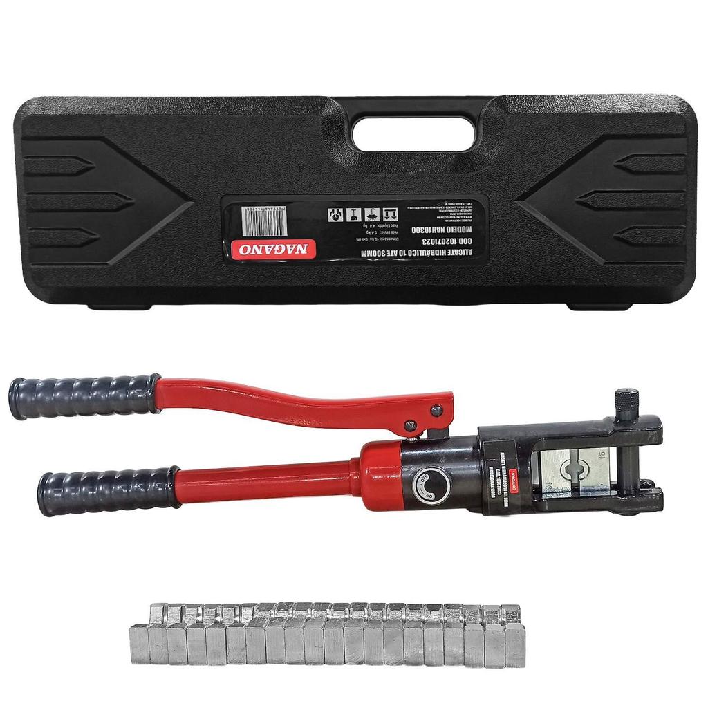 Alicate Hidráulico Prensa Crimpa Terminal 10 até 300mm