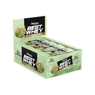 Best Whey Bar (Display com 12 Barras de 49g) Pistache & Original em Oferta na Shopee