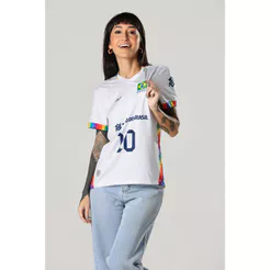 Camisa Orgulho LGBTQIAPN+ Vôlei Brasil Oficial Feminina Volt
