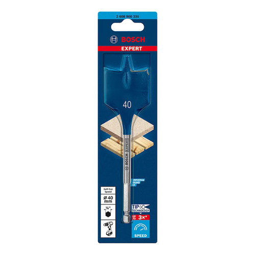 Broca Para Madeira Bosch Expert Self Cut 40x152mm Hexagonal 1/4 Profissional Furadeira Marcenaria