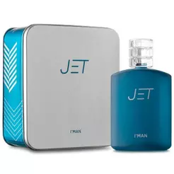 Deo Colônia I’MAN Jet 100ml Perfume Masculino Lata Presente Ciclo Cosmeticos