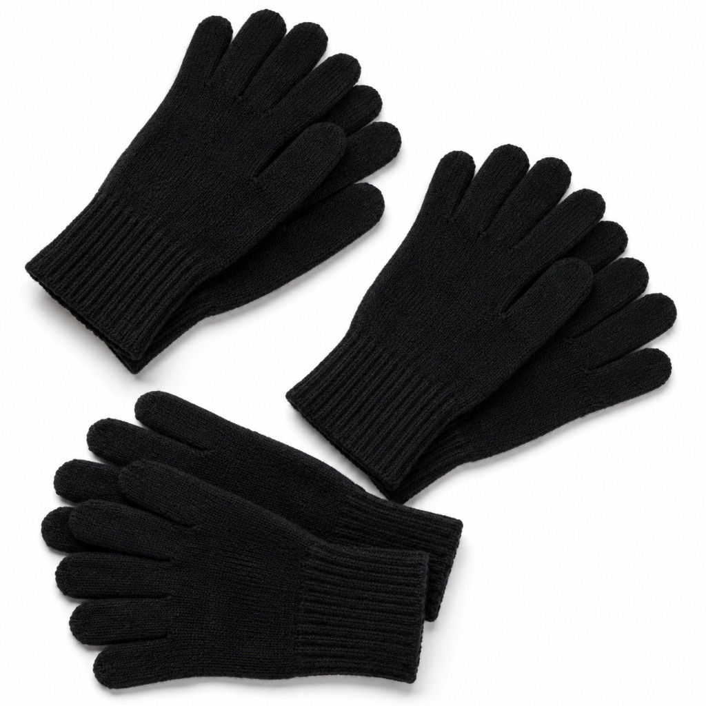 Kit 3 Pares Luvas de Lã Inverno Térmicas Antifrio Toque Macio Conforto Máximo Unissex Uso Diário.