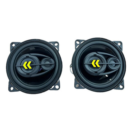 Par Auto Falante Triaxial Bravox 4 Polegadas Revo 4 110wrms Preto