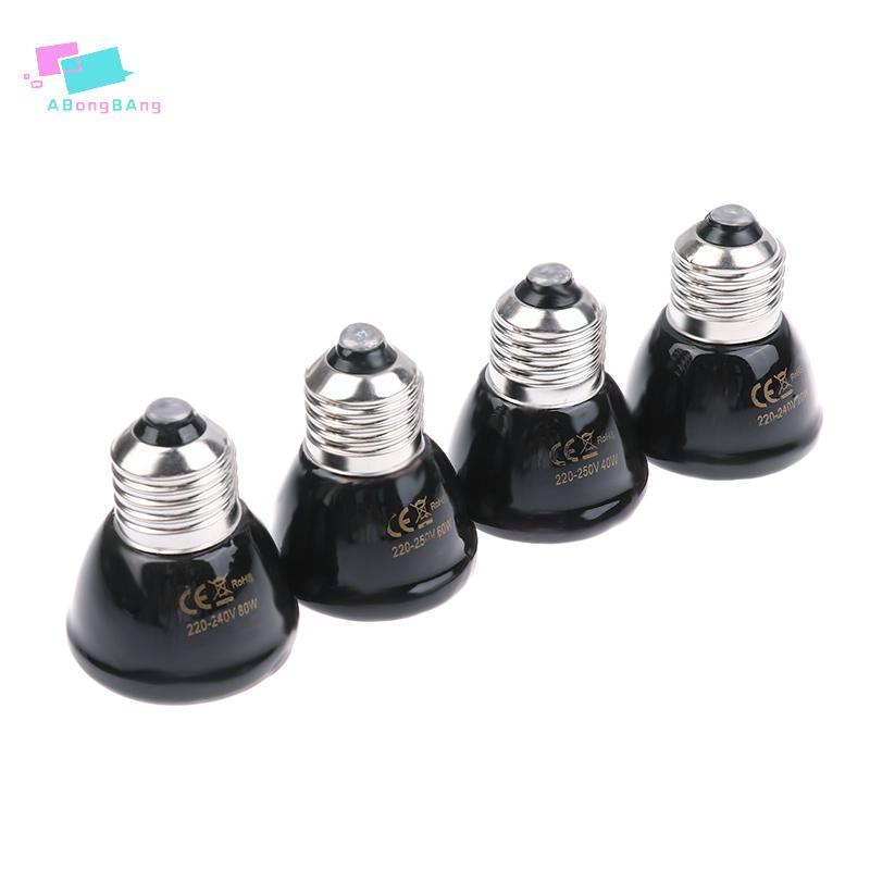 Abongbanghn 1Pc 220-240V Lâmpada De Aquecimento Infravermelho Distante Cerâmica E27 Pet Mais Quente Chocadeira Chiens Ta