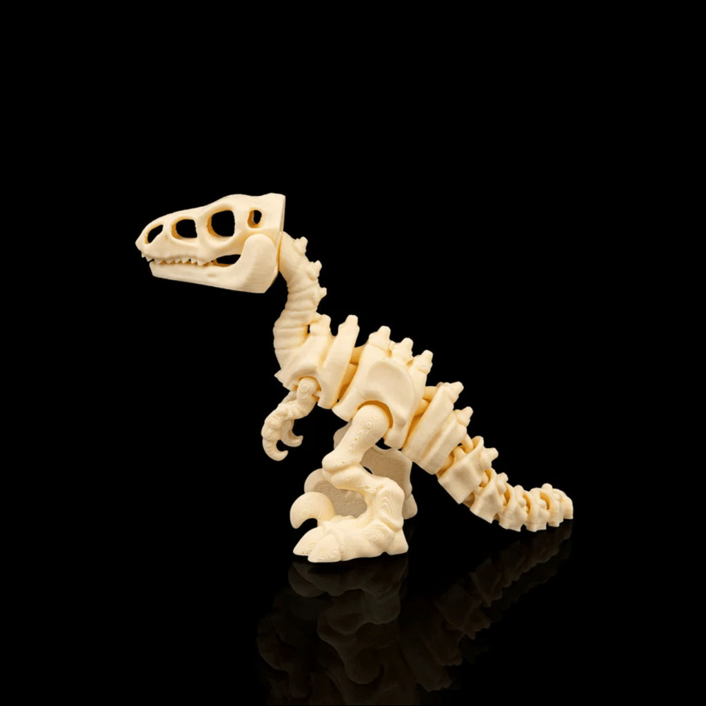 Esqueleto de Dinossauro Articulado em Impressão 3D PLA Decorativo