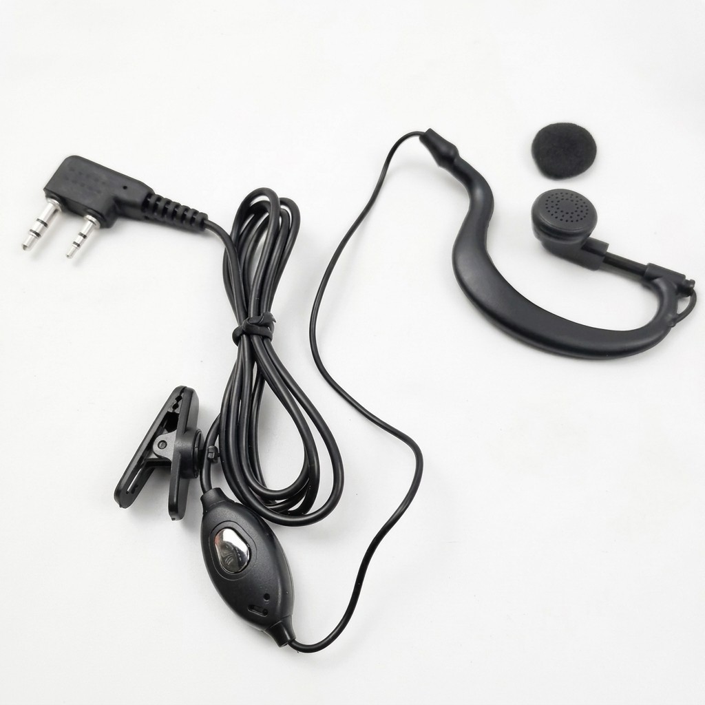 Fone De Ouvido Radio Comunicador Walkie Talkie 888s Uv5r 777s Fone Com Microfone PTT De Lapela Alta Precisão