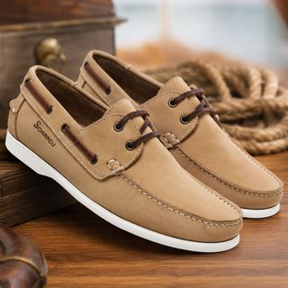 Mocassim Masculino Casual Confortável Premium Dockside em Couro, Leve, Elegante, Antiderrapante , Passeio e Dia a Dia