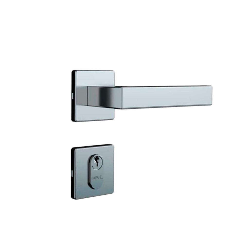 Fechadura de Porta Residencial Externa Roseta PPZ1 3401 R260 MZ1040 - Papaiz