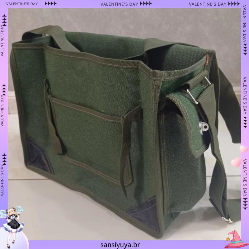 Bolsa de ferramentas de lona grossa, bolsa de ferramentas para trabalhar madeira, multifuncional, bolsa de ferramentas p