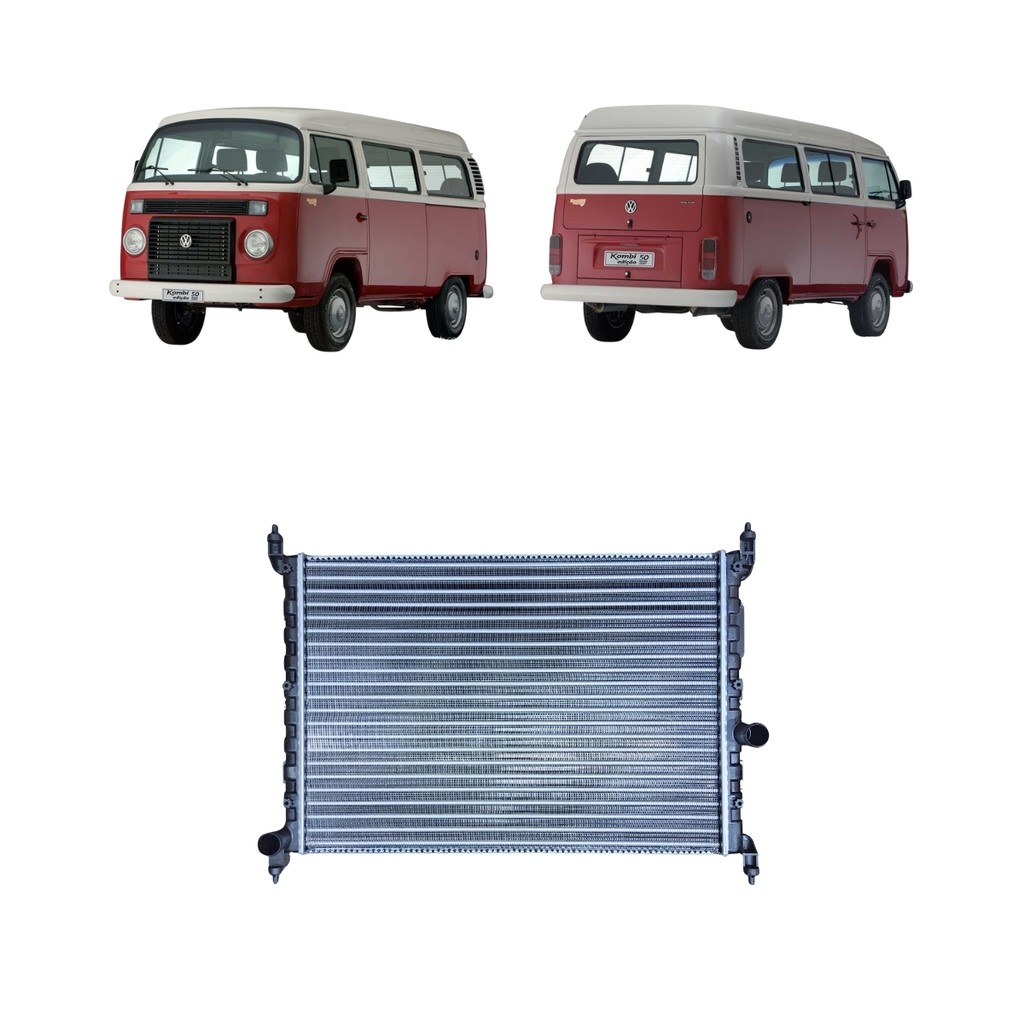 RADIADOR KOMBI 1.4 SEM AR MANUAL 1.4 8V 2005 06 07 08 09 10 2011