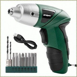[Multifuncional e Recarregável] Conjunto de parafusadeira elétrica multifuncional, furadeira manual pequena, conjunto de