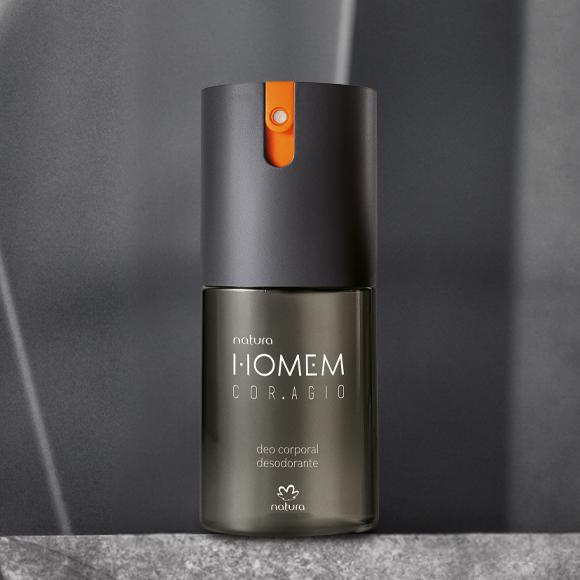 Desodorante Corporal Natura Homem Cor.agio 100ml — imagem 2 de 2