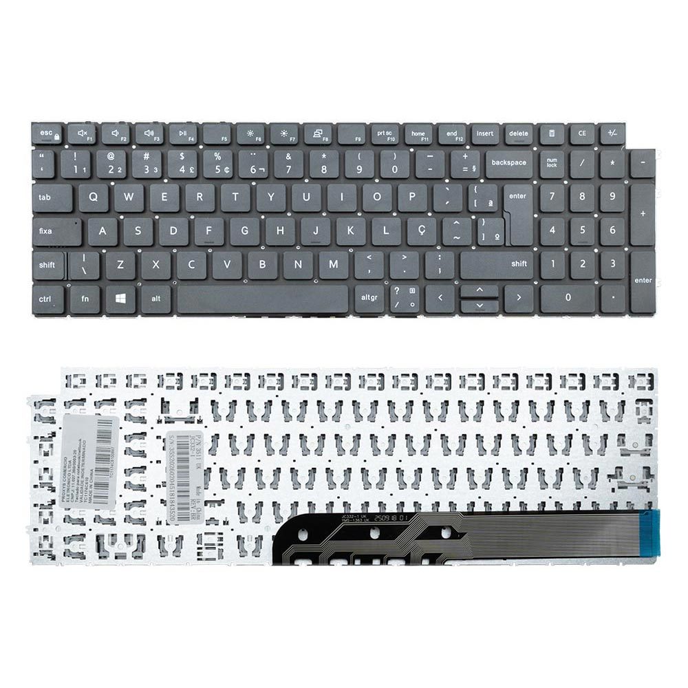 Teclado para Notebook Dell Vostro 16-7620-P20P ABNT2 Preto