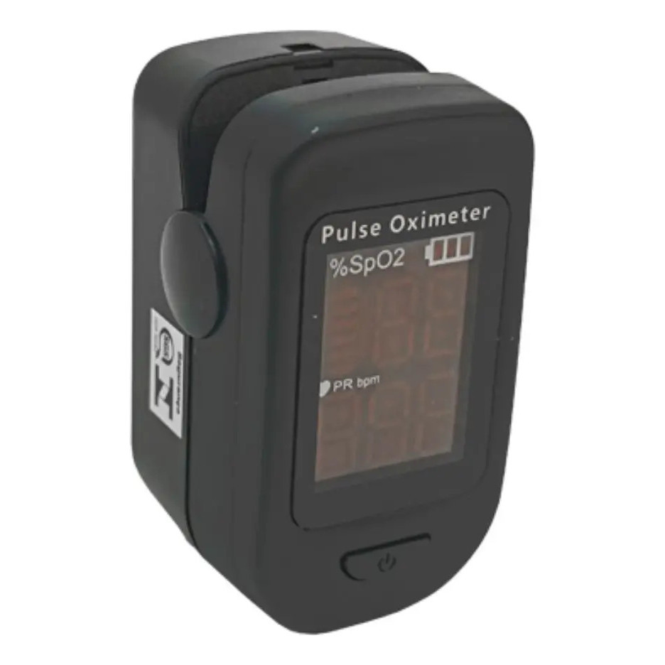 Oxímetro De Pulso Para Dedo Sp02 E Frequência Cardíaca - Preto