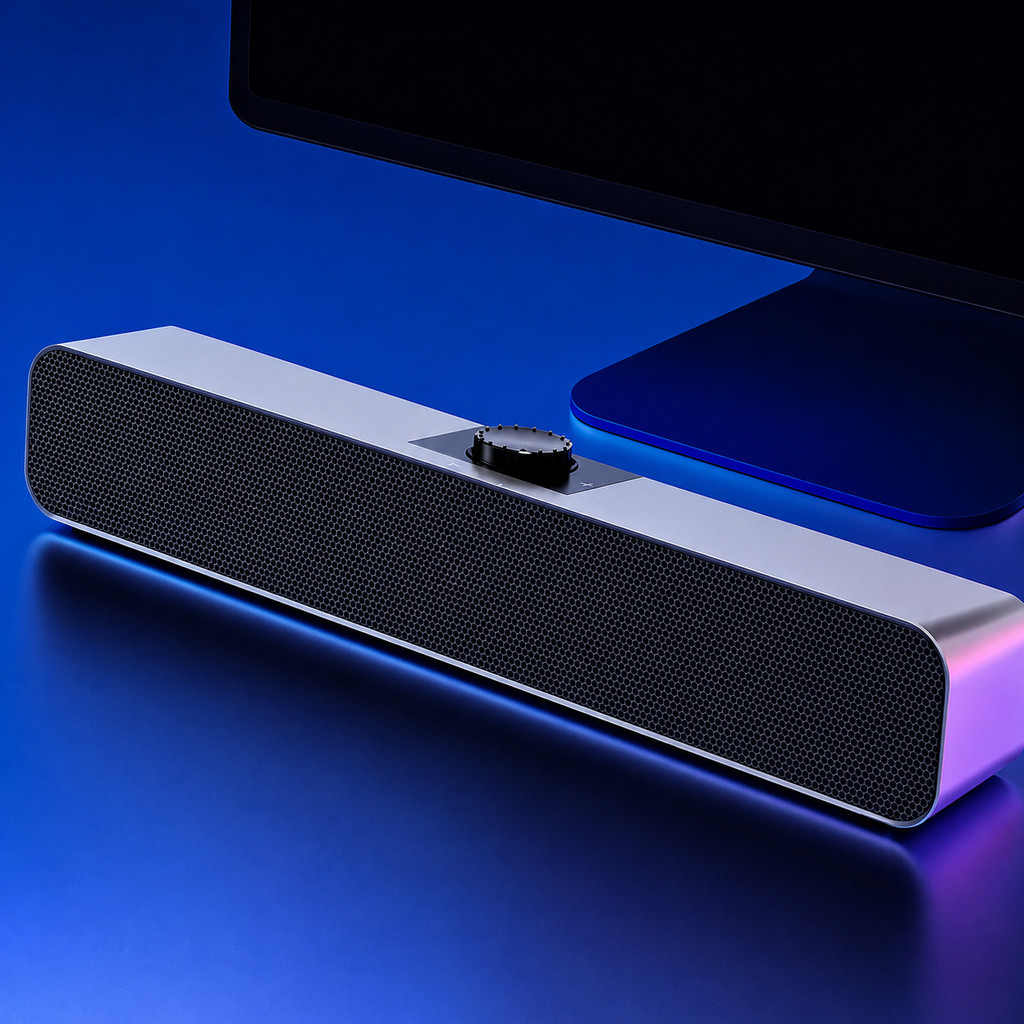 Soundbar para PC Gamer Caixa De Som Potente Som Estéreo Bluetooth Pc Notebook USB FD009