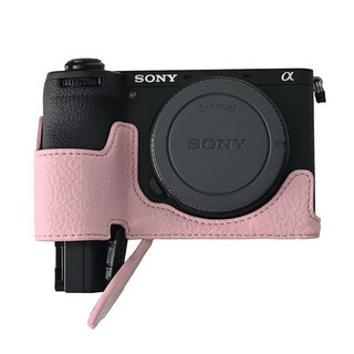 Adequado para Sony a6700 capa protetora a6700 Base câmera capa protetora de couro acessórios da câmera pode ser transver