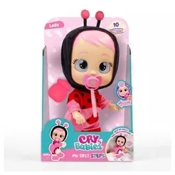 Boneca Cry Babies Lady Anda de Verdade, Emite Sons e Chora Lágrimas Reais Multikids - BR2797