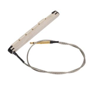 Mingzhe guitarra captador vara ponte tira integrada acústico folk instrumento musical peças sela transdutor