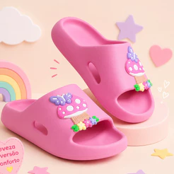 Chinelo Nuvem Infantil Menina