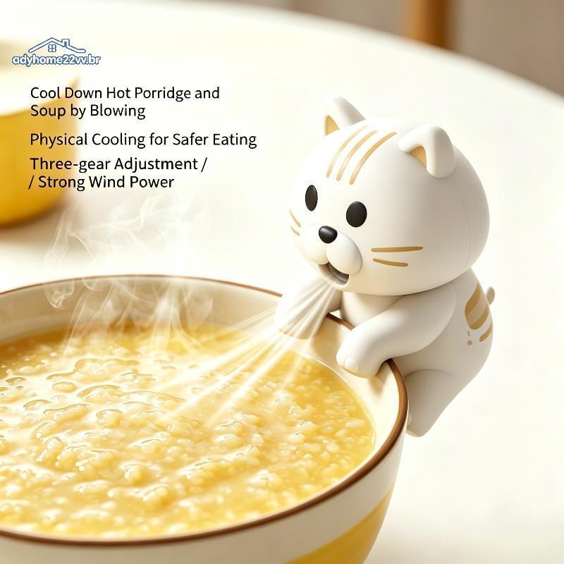 adyhome22vv Mini Ventilador De Xícara De Elefante-Refrigerador Rápido De Sopa De Café , Gadget Para Casa De Escritório b