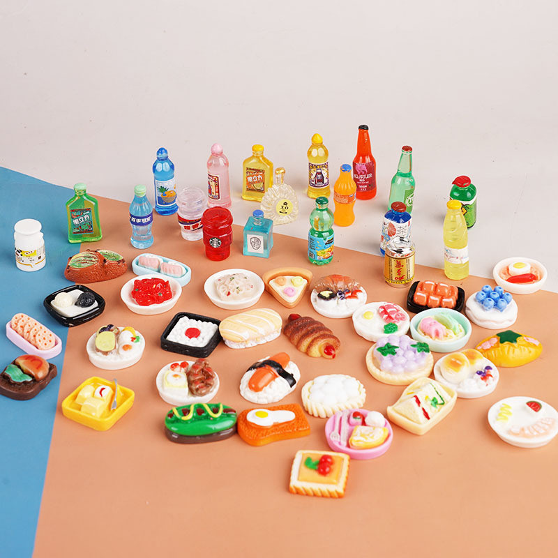 Mini garrafa de bebida brinquedo doce simulação em miniatura modelo comida casa boneca acessórios influenciador decoraçã