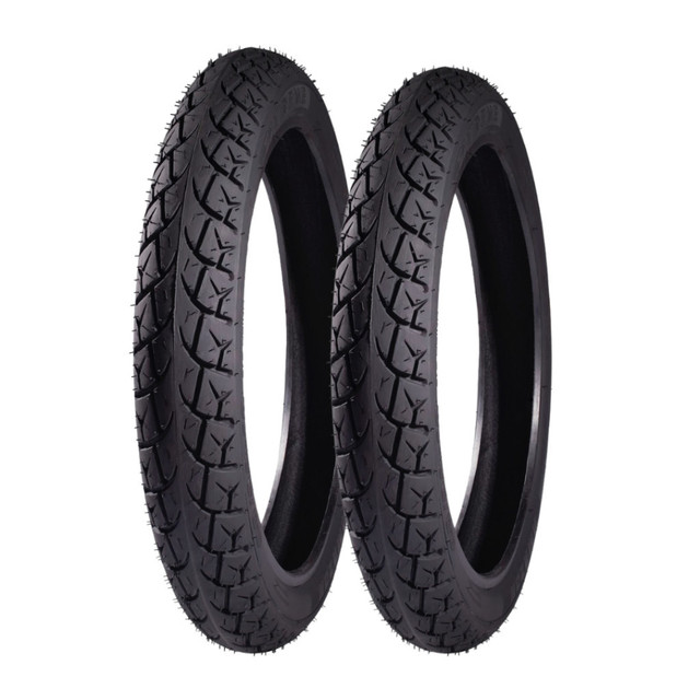 PAR DE PNEU NOVO TITAN 150 CG 125 FAN 160 YBR MOTO EXTREME