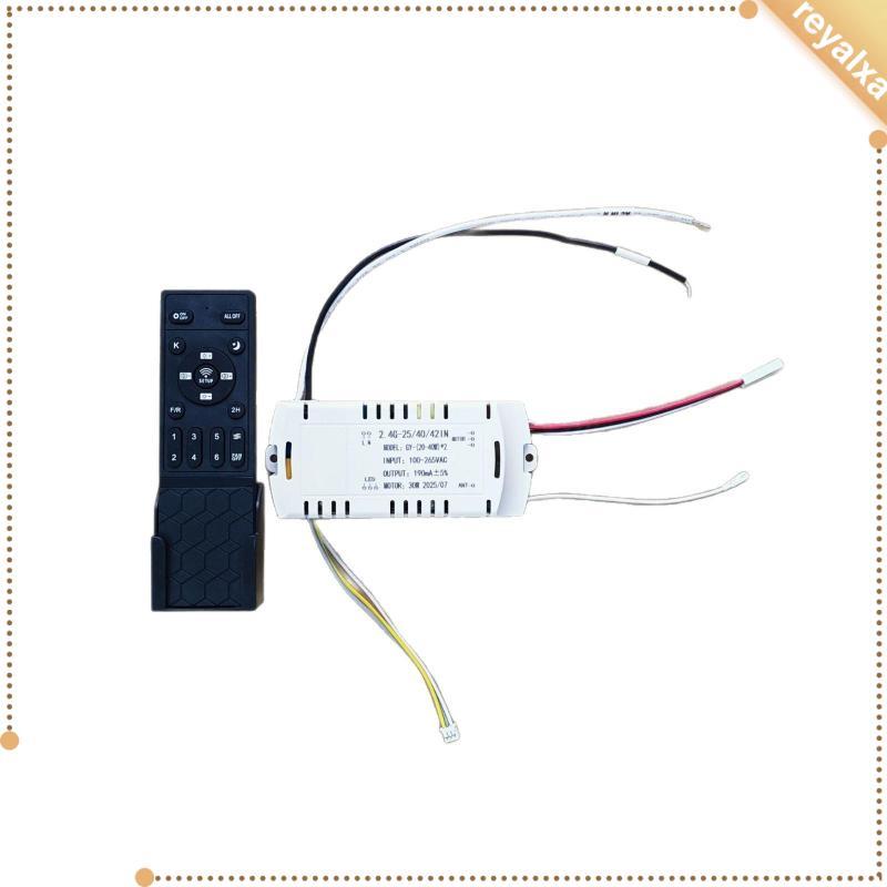 [Reyalxa] Peça De Eletrodomésticos Fácil De Instalar Controlador Conversor DC Fino Ventilador De Teto Ventilado Kit De C