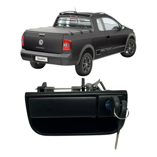 Maçaneta Tampa Traseira Saveiro Trooper 2009 A 2019 Completa