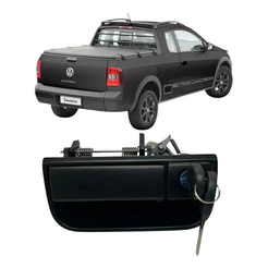 Maçaneta Tampa Traseira Saveiro Trooper 2009 A 2019 Completa