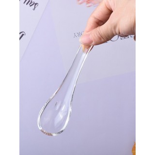 Frete grátis colher de vidro resistente ao calor colher de café colher de sorvete colher de arroz colher de cristal colh
