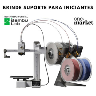 Impressora 3D Bambu Lab A1 mini com ou sem AMS (Combo) Bivolt 127/220v - OneMarket