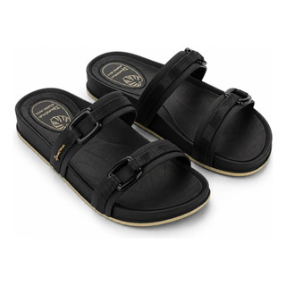 Sandália Feminina Chinelo Ipanema Slide Shine Duas Tiras Confortável Macio Leve