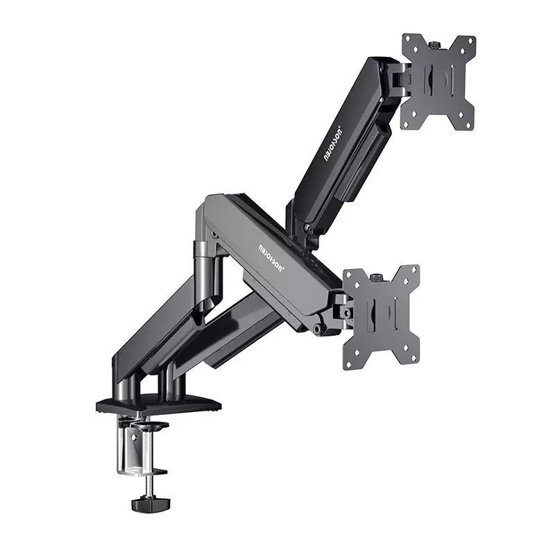 Suporte Articulado Para Dois Monitores Nbjohson GS-MRZ06, 13 Pol a 32 Pol, Preto, NB-GS-MRZ06-BK