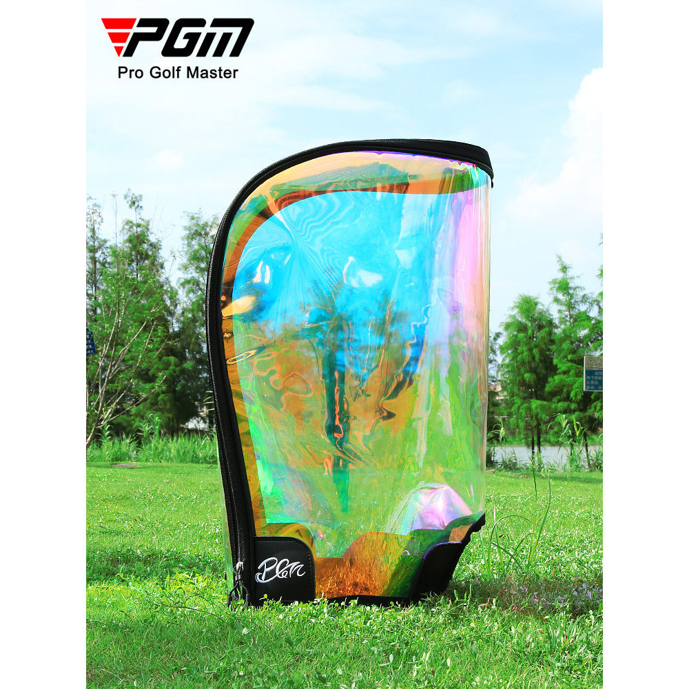 Versão coreana PGM boné de golfe masculino feminino colorido transparente bola capa ajustável Universal bola capa