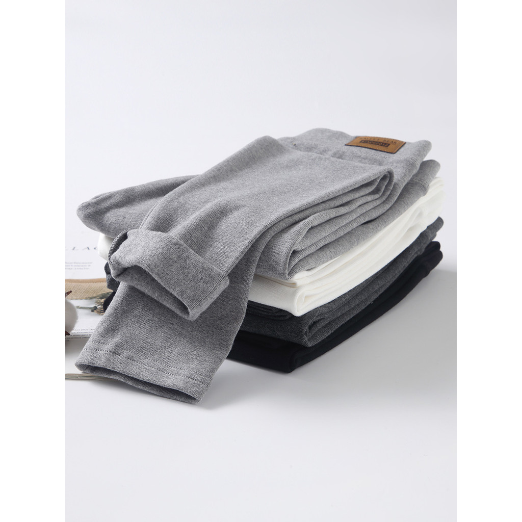 Meninas Leggings primavera outono meninas puro algodão interior calças brancas outono inverno novo estilo crianças calça