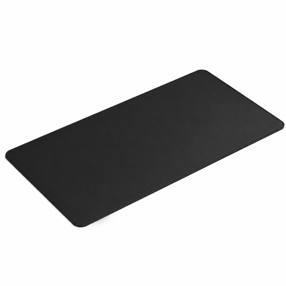 Mouse Pad Desk Pad 90x40 Gamer Grande Preto Couro Ecológico Antiderrapante para Teclado Mouse Notebook