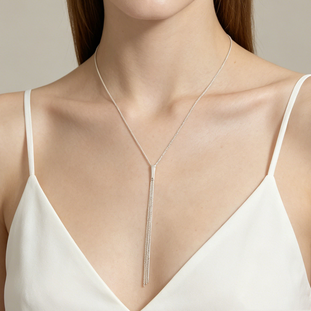 Europeu americano comércio exterior jóias moda All-Match colar feminino variedade colar borla ouro borla colar HH04