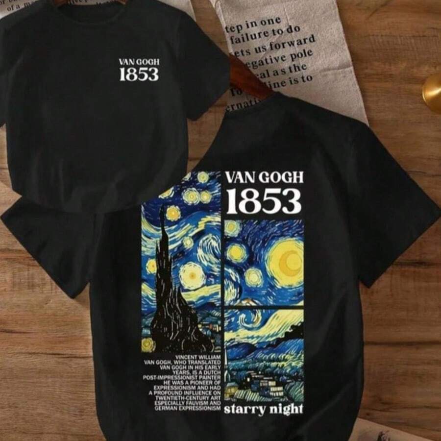 Camiseta Feminina VAN GOGH Estampada estilosa e Confortável