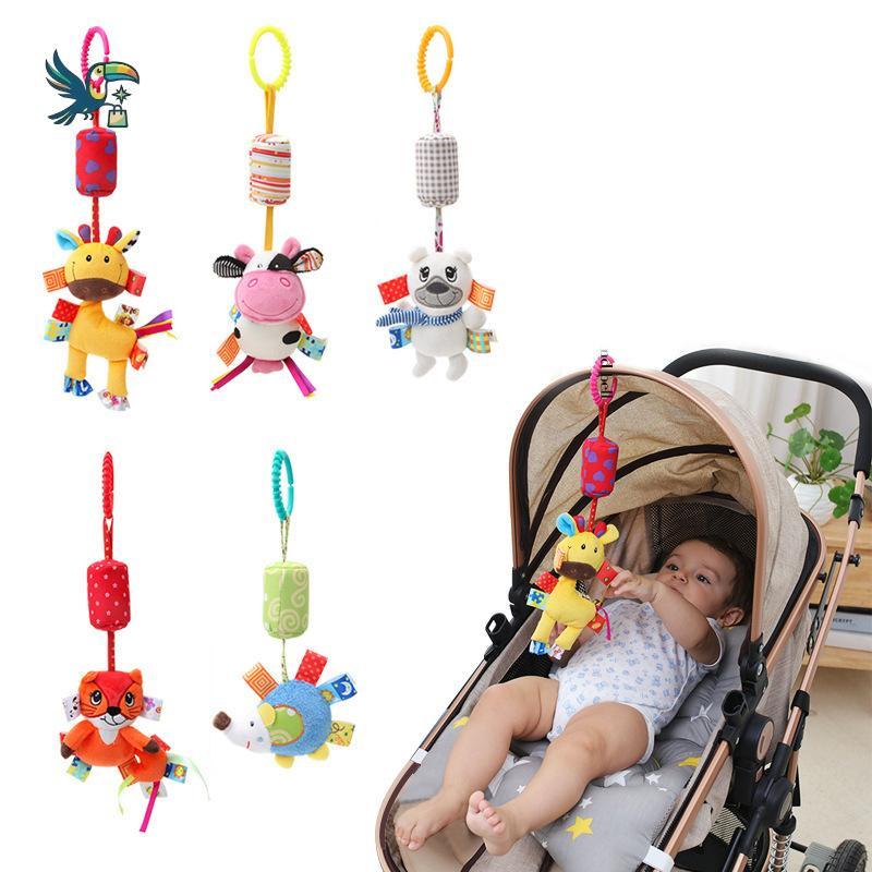Bebê Recém-Nascido Sensorial Pendurado Chocalhos Macio Aprendizagem Precoce Brinquedos Crianças Carrinho Infantil Carro 