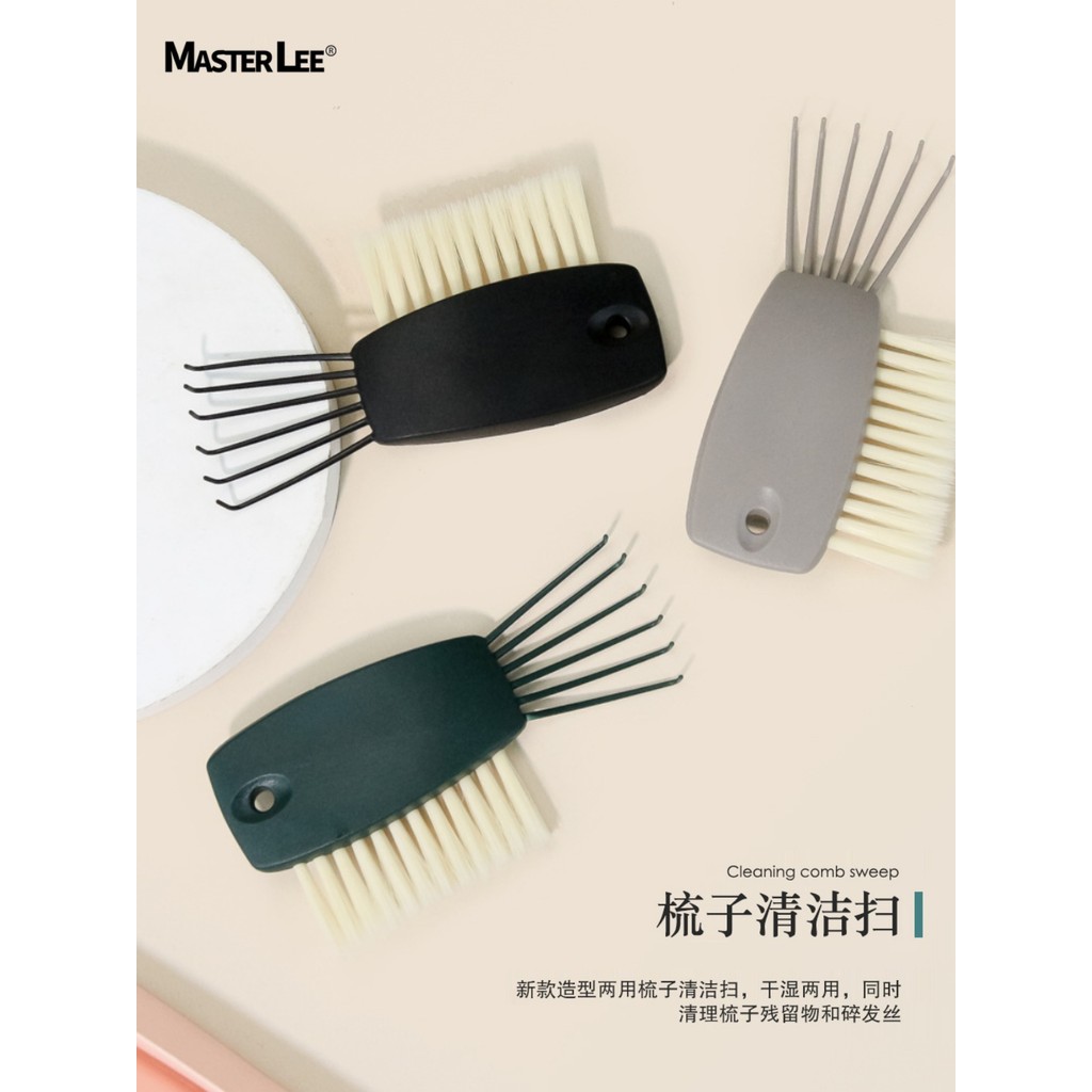 Pente escova de limpeza de plástico garra de limpeza almofada de ar pente remoção do cabelo ferramenta útil gancho de ca