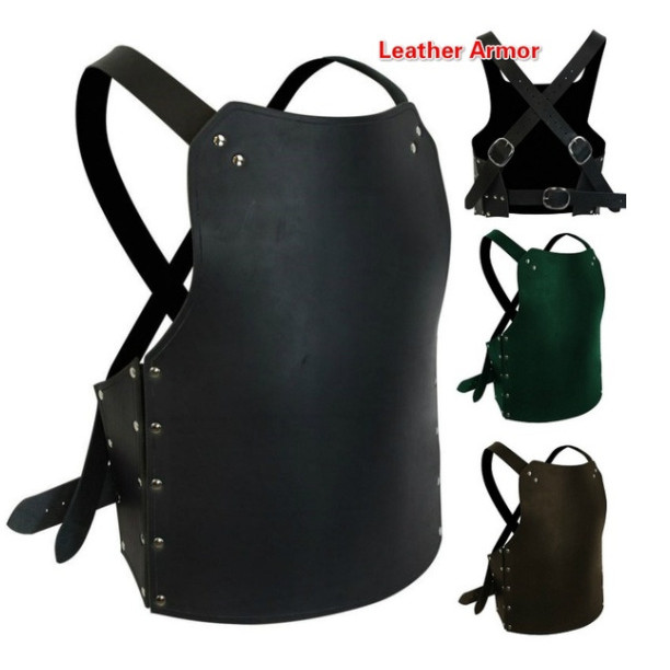 Medieval Steampunk couro rebite gladiador peitoral batalha terno renascentista cosplay armadura batalha armadura