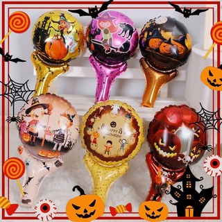 Halloween Handheld batalha vara morcego abóbora filme de alumínio balão Shopping cena do jardim de infância decoração at